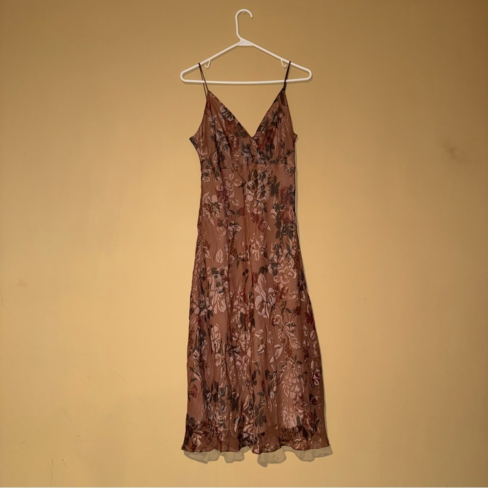 Bonnie Strauss Elegant Floral Slip Dress